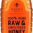 Nate's 100% Pure, Raw & Unfiltered Honey - Award-Winning Taste, 32oz. Squeeze Bottle, BB:04/17/2027