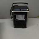 Nugget Ice Maker Countertop, 35Lbs/24H Stainless Steel Nugget Ice Maker Portable with Slef-Cleaning,with Ice Basket/Scoop for Home/Office/Bar