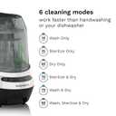 Baby Brezza Baby Bottle Washer Pro - Clinically Proven Better Cleaning - Washer, Sterilizer + Dryer In One Appliance for Essentials like Bottles + Pump Parts Machine Replaces Brushes + Racks