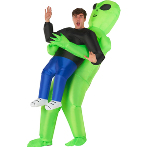 Morph Inflatable Alien Costume Adult, Blow Up Alien Abduction Costume Adult, Inflatable Halloween Costume Adult