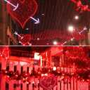 JMEXSUSS 2 Pack Solar String Lights Outdoor Waterproof, Total 400 LED 151FT Solar Christmas Lights Outdoor, 8 Modes Christmas Light for Outside Patio Yard Tree Decorations, Red
