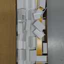 315" Cable Hider, Wire Cover, Cables Raceway for Cord Hide, Long, Large, White and paintable Cords Cover Concealer Conduit Channel, TV, Ethernet Molding Electrical Wires Management Kit, White 