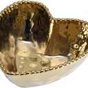 Pampa Bay Love is in the Air Heart Porcelain Bowl, Gold