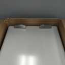 SONGMICS Trash Can, 2 x 8 Gallon (2 x 30 L) Garbage Can for Kitchen, with 15 Trash Bags, 2 Compartments, Plastic Inner Buckets and Hinged Lids, Airtight, White and Gray ULTB60WT