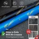 Babnecl Auto Headliner Fabric 142" L 60" W Mesh Type with Foam Backing - Tube Packaging - Gray Interior Replacement Material for Car/Truck/SUV/RV Roof - Home Repair/DIY Headliner Material
