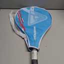 Kids Tennis Racket for Girls & Boys - 23 inch Youth Tennis Racket, Includes 420D Nylon Shoulder Strap Bag (Graffiti Blue)