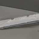 No Drill Cordless Vinyl Mini Blinds,White,30.5" W x 48" H