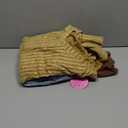 3 Pack Women's Plus Size Sweaters Long Sleeve Shirts Tunic with Thumb Holes Ribbed V Neck Casual Loose Fit Fall Top (XX-Large, Brown, Blue, Yellow)