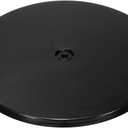 PATIKIL 9 Inch Heavy Rotating Swivel Stand with Steel Ball Bearings, 360° Rotation Turntable Lazy Susan Base for Big Screen TV Computers Monitors, Black