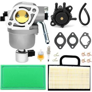 Carburetor Air Filter Fuel Pump For Briggs & Stratton 20HP 404577 4045A7 405577 406577 406677 407577 407777 40F777 For John Deere L111 L118 L120 LA120 Lawn And Garden Tractor 699807 697722