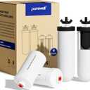 Purewell 8-Stage PF-4&FL-2 Purification Elements Set, Reduce Chlorine and Fluoride, Washable & Reusable, Replacement for ProOne, Berkey, Purewell Filters and Water Filter Systems (4 Pack, K Series)
