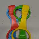 FOORAINDA Baby Pull Up Ring 4 Pack Babies Stand Up Learn to Walk Assistant Handle for Baby Playpen and Crib