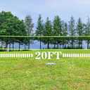 Zdgao Badminton Sets for Backyard, Portable Badminton Net with Tension Adjuster, Badminton Racket Set of 4, 3 Nylon Shuttlecocks, Boundary Line and Carry Bag for Backyard Beach Family Games