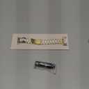 Wearlizer Compatible with Apple Watch Band 49/46/45/44/42mm Fashion Wristbands Womens, Stainless Steel+Resin Metal Replacement for iWatch Series 11 10 9 8 7 6 5 4 3 SE/Ultra 3 2 1-Gold+White