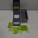 Generic 14in1 vegetable cutter, green gray