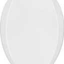 PROFLO PFTSHEC2000 Elongated Closed-Front Toilet Seat with Quick Release and Lid - White (18.9 inches x 14.2 inches)