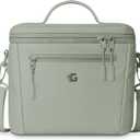 Insulated Lunch Box Bag Women Girls - Waterproof Leakproof Lightweight Reusable Cooler for School Work Picnic - Back to School (Small 8L, Green)