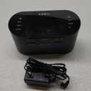Timex T231G AM/FM Dual Alarm Clock Radio with 1.2-Inch Display and Line-in Jack (Gunmetal) (Black)