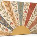 KecKoth Boho Sun Canvas Wall Art 16x24Inch