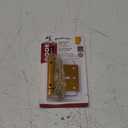Prime-Line U 10826 Door Reinforcement Lock  Add Extra, High Security to your Home and Prevent Unauthorized Entry  3 Stop, Aluminum Construction, Gold Anodized Finish (Single Pack)