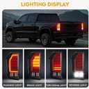 LED Tail Lights Pair Fit for Chevy Suburban Tahoe 2021-2024 Left& Right Side, Smoke Lens 84849416 84849417