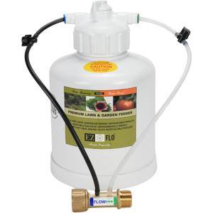 EZFLO 1Gallon Fertilizer Injector | Hose Bib & Drip Connection System | Up to 16,000sqft Coverage | Adjustable MicroDosing | 3/4 GHT Connector | EZ 1010HB | for On/Off & Constant Pressure |