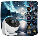 Planetarium Projector Pro for Bedroom, 13 in 1 Star Projector Galaxy Light, Ceiling Night Light Milky Way Mood Lighting with Timer, LED Space Galaxy Lamp Bedroom Room Decor for Adults Kids  White