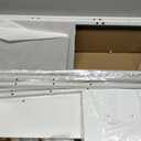 WLIVE 8 Drawer Dresser for Bedroom, Fabric White Dresser with Large Storage Drawer Unit for Entryway, Chest of Drawers for Living Room, 11.8"D x 39.4"W x 31.3"H