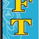 Mindsoft 2.5 x 12 ft Gift Shop Feather Flag Only - Windless Single-sided Printing Feather Flag Outdoor Business Advertising Banner, NO POLE (Blue)