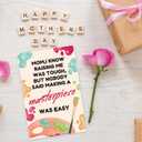 4 x Funny Mothers Day Cards - Mother's Day Cards for MomMothers Day Gift from Son Daughter