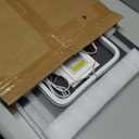 LED Bathroom Mirror, 16 x 24 Inch Anti-Fog Bathroom Mirror with Lights, Stepless Dimmable Lighted Bathroom Mirrors for Wall, Rectangle Bathroom Vanity Mirror with Front and Backlight, Vertically Only