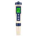 Pool Salt Tester & PH Meter - 5-in-1 Digital TDS Meter for Salinity PH Temp and EC, 0.01 High Accuracy, Swimming Pool, Hydroponics, Aquarium, Hot Tub, PPM Meter for Pool, Drinking Water, Wine