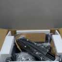 Evermagin 25.2''W Kitchen Storage Cart, Rolling Snack Cart, 4 Tier Fruit Basket Vegetable Stand, Metal Pantry Storage Organizer with 8 Removable Baskets for Onion Potato, Black