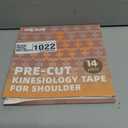 Precut Kinesiology Tape for Shoulder 14 PCS Elastic Shoulder Support Tape, Waterproof & Breathable, Hypoallergenic Sports Tape for Pain Relief, Beige