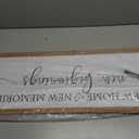 Foutcheou New Home New Memories New Beginnings Wall Decor 32x12 Wood