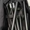 Wildhiker Portable Compact Folding Camping Chairs – Lightweight High Back with Pillow, Deep Recline, ArmPads, Side Pockets-for Motorcycle, RV, Backpacking, Travel, Festival – Black