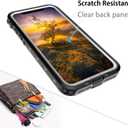 Waterproof Phone Case Compatible with iPhone 11 Pro Max, IP68 Waterproof Shockproof Dust-Proof Phone Case with Built in Screen Protector, Full Body Protective Case (Black, iPhone 11 Pro Max)