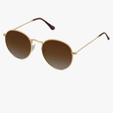 SOJOS Small Round Polarized Sunglasses for Women Men Classic Vintage Retro Shades UV400