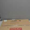 LOAAO Black Metal Framed Bathroom Mirror for Wall, 22X30 Inch Rounded Rectangle Mirror, Matte Black Bathroom Vanity Mirror Farmhouse, Anti-Rust, Hangs Horizontally or Vertically