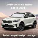 EcoNour Windshield Sunshade Compatible for Kia Sorento 2016-2018 2019 2020, Sun Visor for Front Windshield & Window Sun Shade Cover, UV Heat Blocker & Protector, Car Accessories