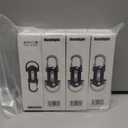 Portable Rechargeable Bright Keychain Flashlight Phone Charger, Mini Keychain Flashlight, 7 Modes, 1200 Lumens EDC Waterproof Keychains Flashlight, Pack Of 4