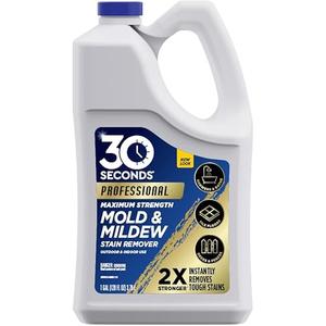 30 SECONDS Pro Mold and Mildew Stain Remover | Scrub Free | Brighter Results Instantly | Ready To Use Refill | 128 fl. oz. - PACKAGING MAY VARY