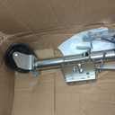 YOMILINK 2000 lbs Trailer Jack with Dual Wheel, Heavy Duty Swivel Boat Jack, 12" Lift, Bolt-on Tongue Trailer Jacks for RV Boat Trailers, Silver