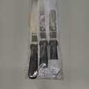 Anaeat Icing Spatulas, Set of 3 Professional Cake Angled Offset Spatula with 6", 8", 10" Stainless Steel Blades - Thickened Frosting Knife with Plastic Handle for Cake Decorating, Pastry & Baking