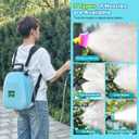 SideKing 3.2 Gallon Battery Powered Backpack Sprayer, Electric Back Pack Sprayer with 3 Spray Speed, Battery Indicator, Rechargeable Handle, 40" Telescopic Wand, 5 Mist Nozzles, for Lawn and Garden