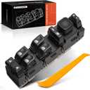 A-Premium - Driver Side Master Power Window Switch - Compatible with Chevy GMC Cadillac Models - 2003-2007 - Escalade, Avalanche, Silverado, Suburban, Tahoe, Sierra, Yukon - Replace 15883323, DWS-220