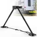 New Upgraded RV Hitch Stabilizer for 2" Receivers, Adjustable RV Hitch Mount Stabilizer, Camper Rear Hitch Stabilizer Reduces Trailer Shaking & Sway (Patent)