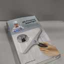 MR.SIGA Multi-Purpose Silicon Squeegee for Window, Glass, Shower Door, Car Windshield, Heavy Duty Window Scrubber, Includes Suction Hook, 10 inch, Gray & Black, 1 Pack