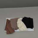 Caterlove Women's Seamless Underwear No Show Stretch Bikini Panties Silky Invisible Hipster 6 Pack (Medium)