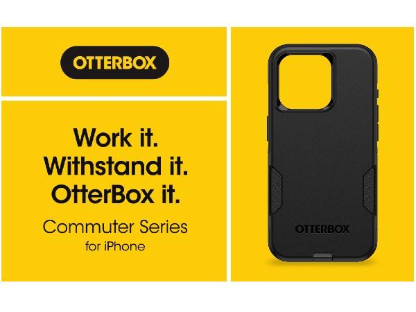 OtterBox COMMUTER SERIES Case for iPhone 15, 14 and 13 - Black